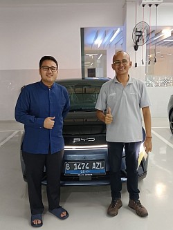 Serah terima BYD Dolphin Premium Bapak Ust Reza