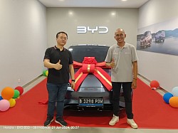 Serah terima BYD seal Premium mr Bobie