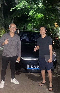 Serah terima BYD M6 Dr. D